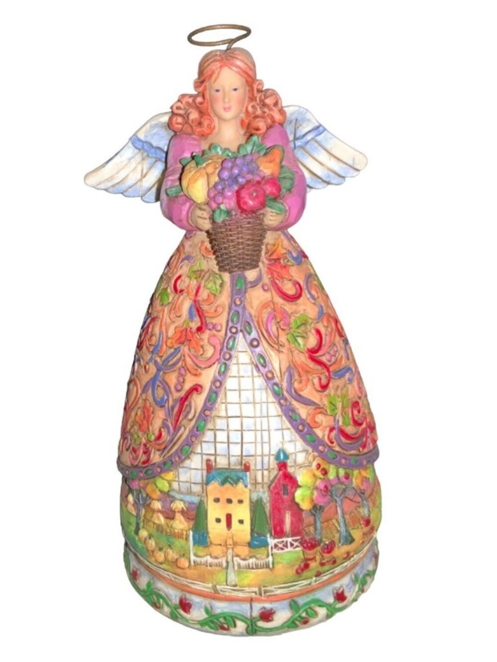 2006 Jim Shore Heartwood Creek "Bountiful Angel" #4006722 Angel Figurine